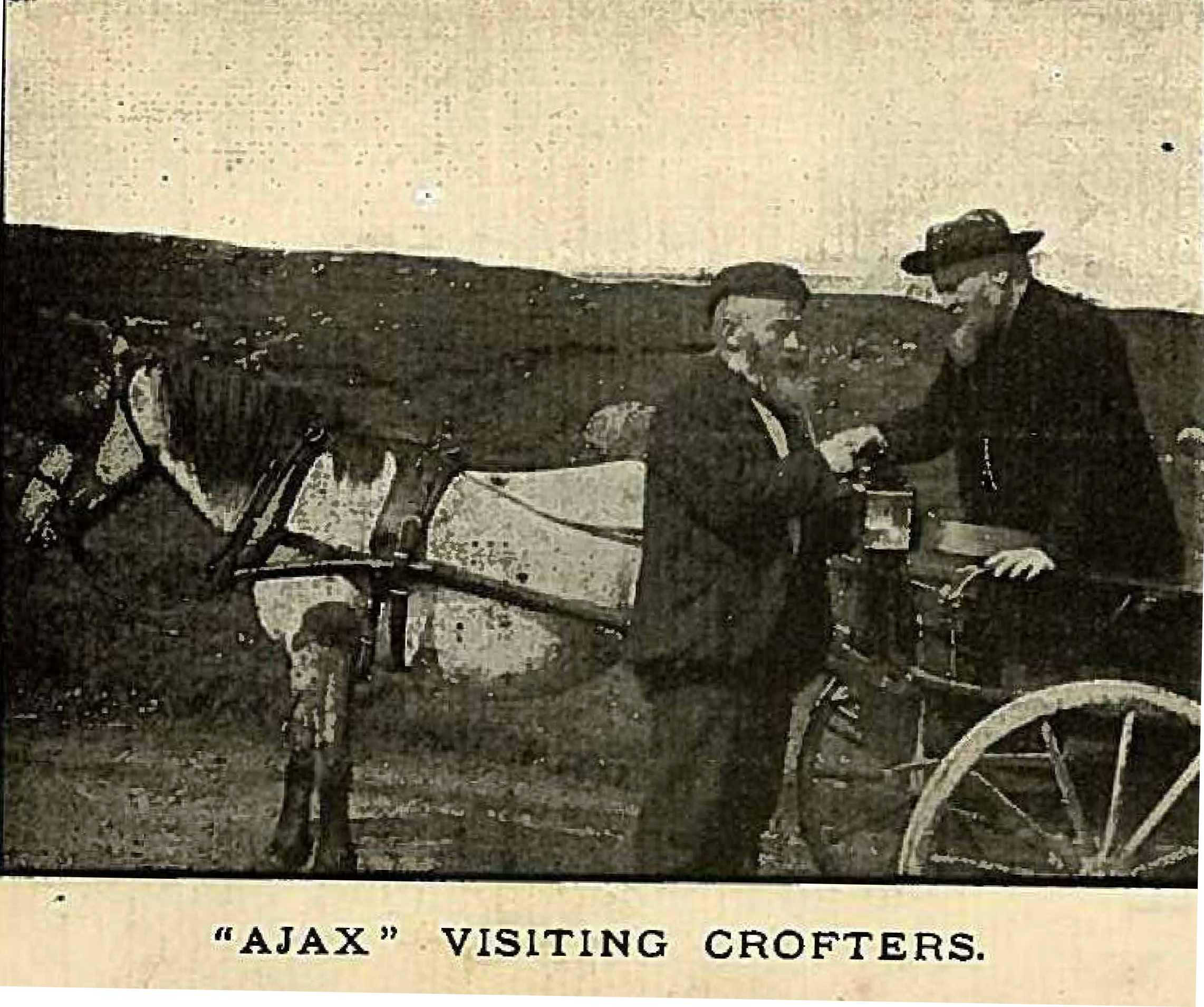 Ajax (Rev. Donald MacCallum) visiting a crofter