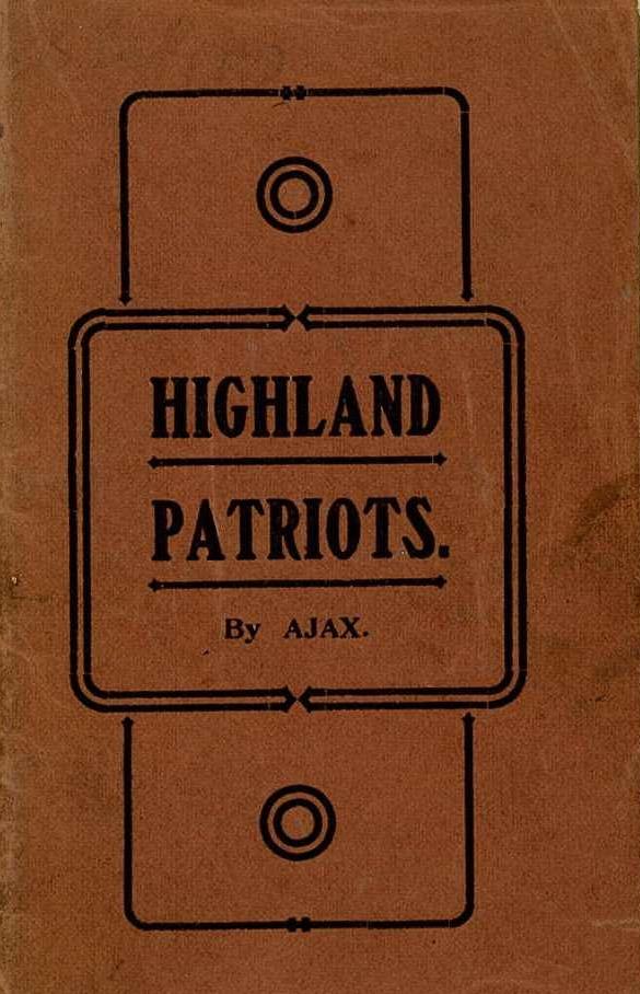 Cover page of Highland Patriots