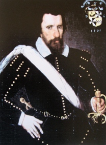 Black Duncan, seventh laird of Glenorchy from 1583 to 1631, image from Black Book of Taymouth