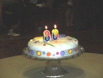 80th Birthday Cake 