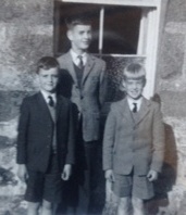 Gordon, Peter and Duncan at Castle Grant about 1963