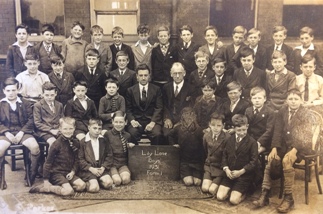 Lily Lane Boys Form 1 in 1931. John is 4th from right, back row